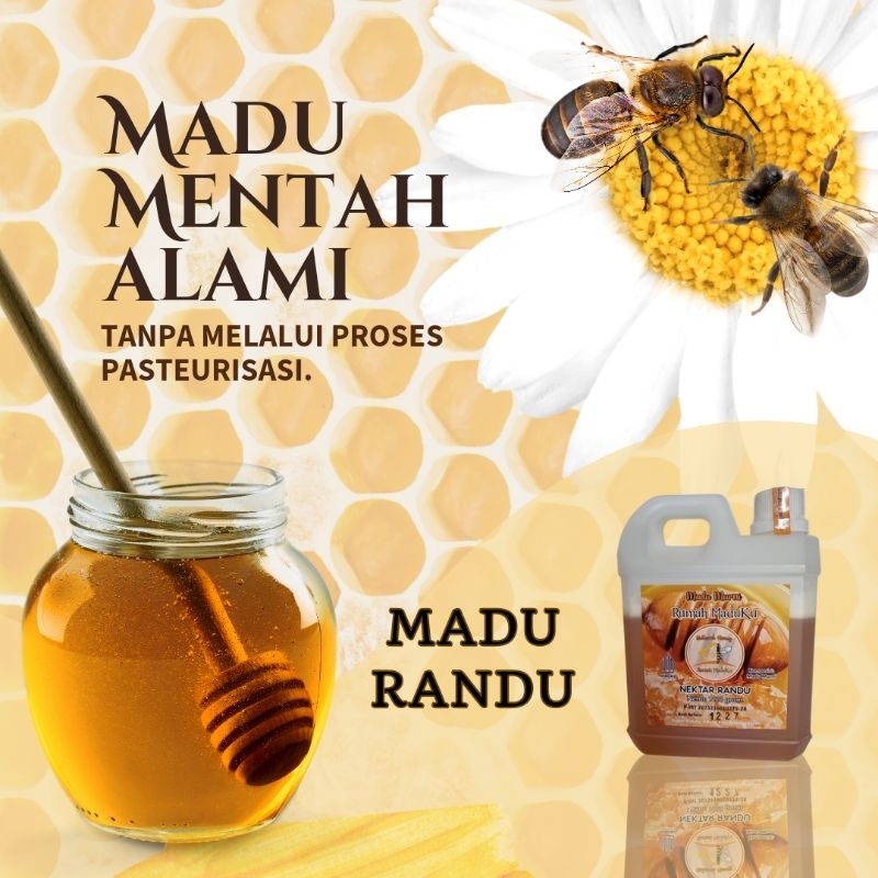 

Rumah Maduku - Madu Hutan Madu Murni Madu Randu 1kg Asli 100%