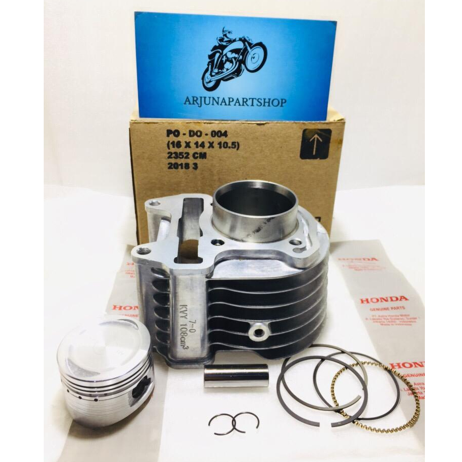 BLOK CYLINDER ASSY BLOK SEHER SET BEAT KARBU KODE PART KVY BARU GRESS