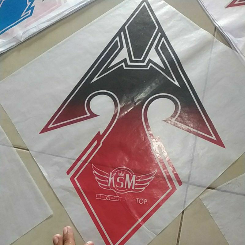 kertas sablon layangan Sukhoi, dapat 500pcs