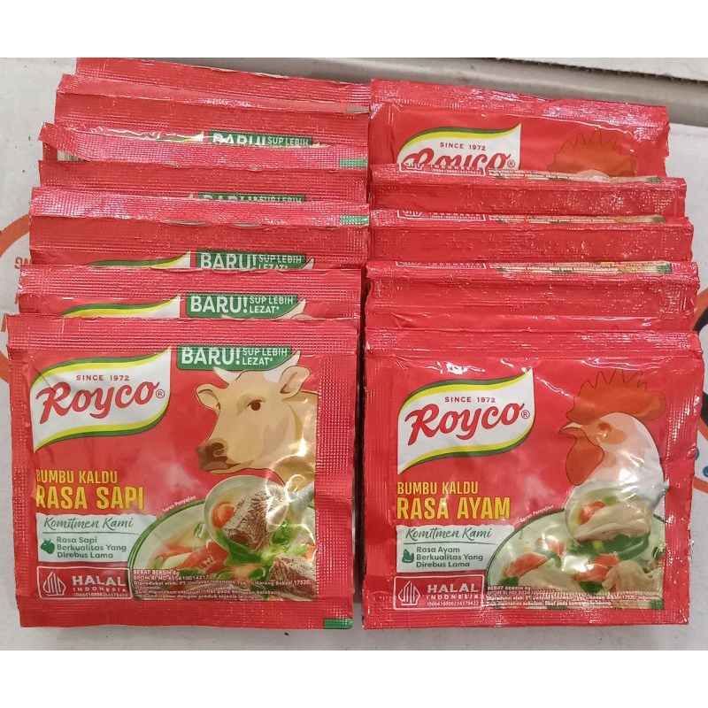 

Royco Bumbu Kaldu Renteng Sapi | Ayam 8gr