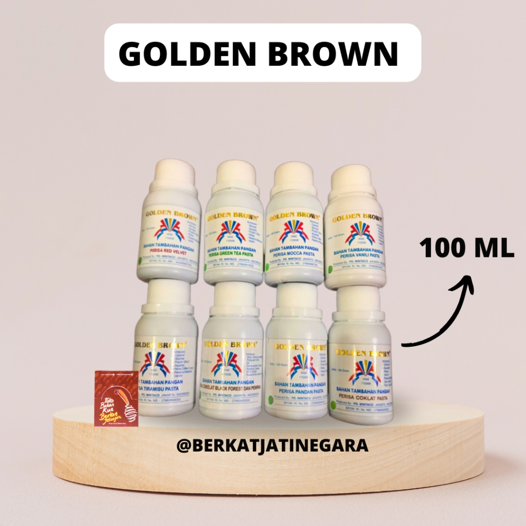 

GOLDEN BROWN PERISA 100 GR / PERISA MAKANAN / LUSIN