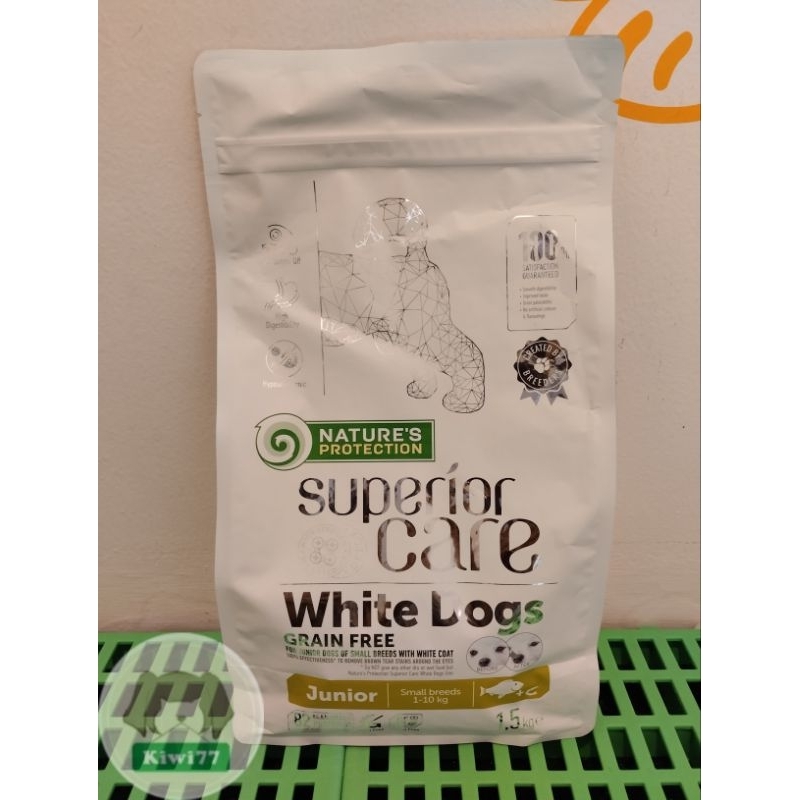 Dog Food Natures Protection Superior Care White Dog Junior Puppy Small Breeds 1,5kg