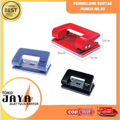 

Joyko Punch / Pembolong Kertas No.30 2 Sisi Pembolong Kerta Tajam & Kuat Toko Jaya ATK Murah Lengkap