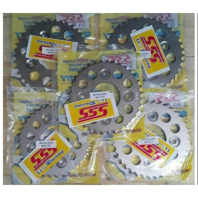 GIR SSS SUPRA 125 / SUPRA FIT NEW / REVO / KHARISMA / GSX-150 UKURAN 415X 34/36 WARNA SILVER / GOLD 