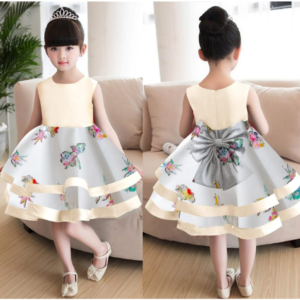 DRESS KID ADONIA NEW MOTIF / DRESS ANAK PEREMPUAN Best Seller / BISA COD