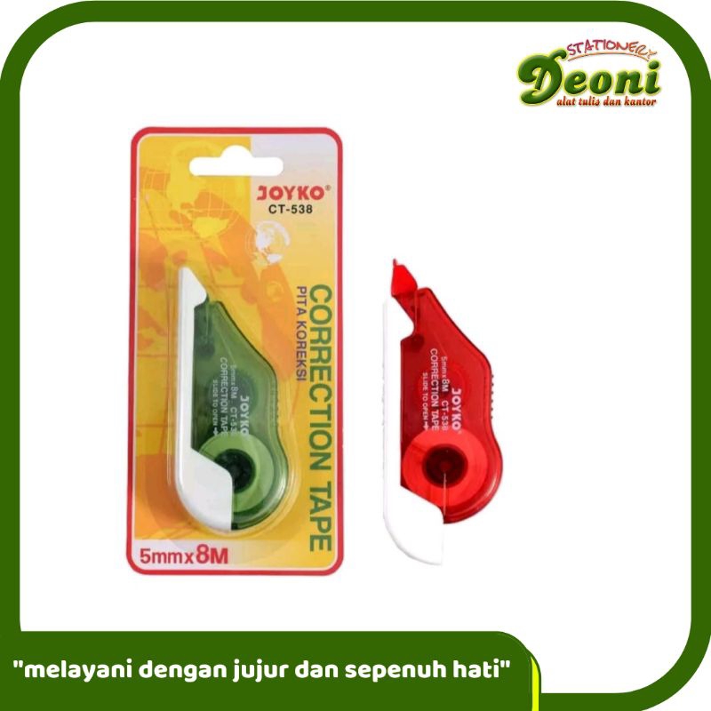 

Joyko Correction Tape CT-538 5MMx8M
