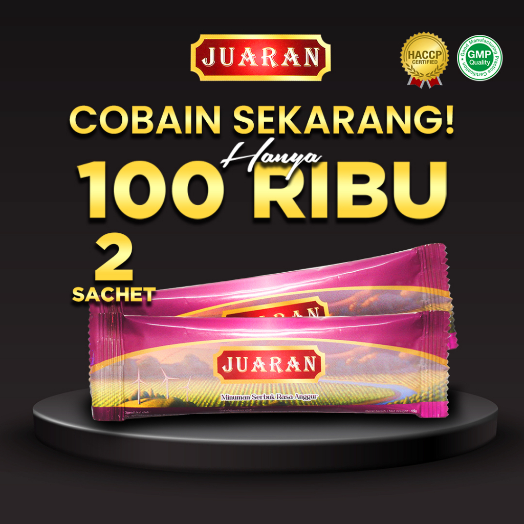 JUARAN Suplemen Pria Dewasa - BPOM - Vitalitas & Tahan lama