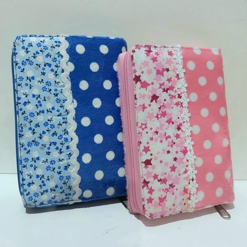 SAMPUL A6 saja COVER AL QURAN RESLETING BLUDRU HALUS YELVO - SAMPUL MUSHAF - SARUNG ALQURAN SAKU -