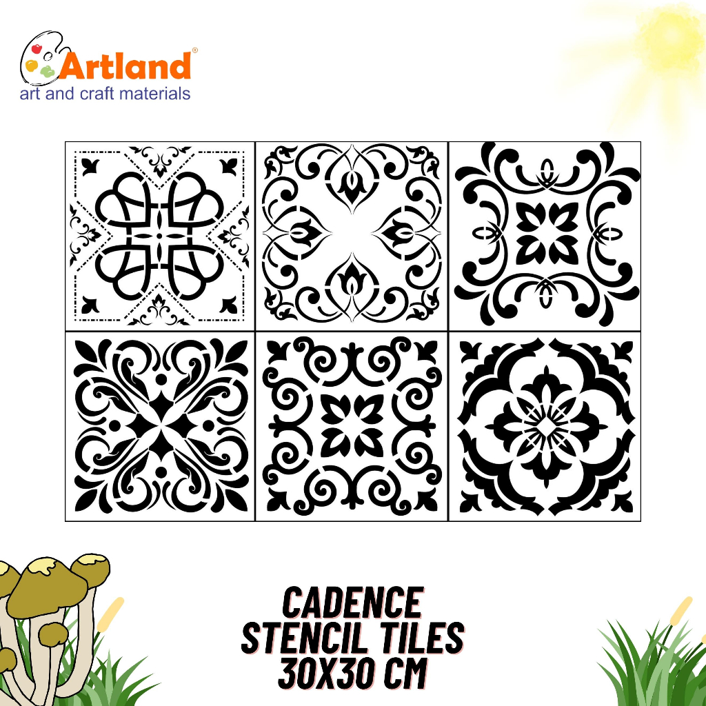 

Cadence Tiles Stencil 30x30 cm