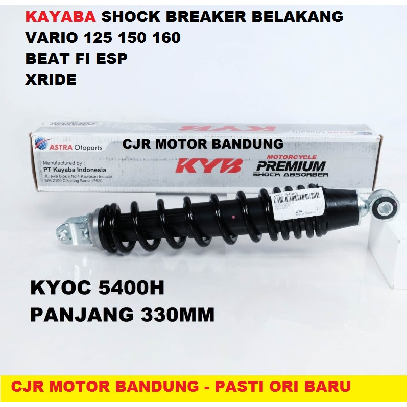KAYABA Shock Belakang Motor Vario 125 150 Beat Fi ORI KYB Shockbreaker VARIO