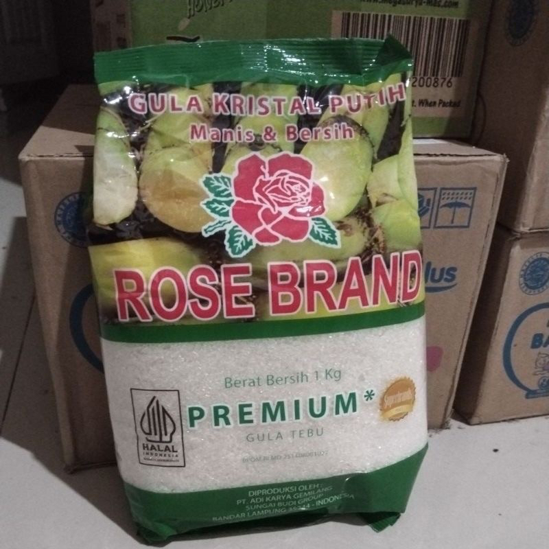 

Gula Pasir Rose Brand Putih 1 Kg