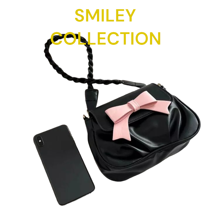 TAS SELEMPANG KULIT WANITA TAS CEWEK SHOULDER BAG SLINGBAG JS2 521 SMILEY COLLECTION