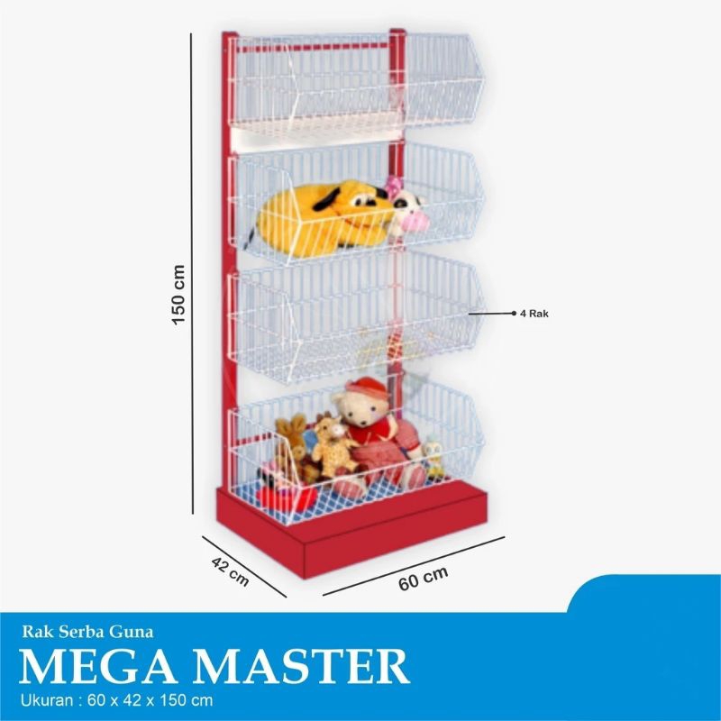 Rak Snack Rak Chiki Rak Mega Master Bahan Lebih Tebal Dan Awet