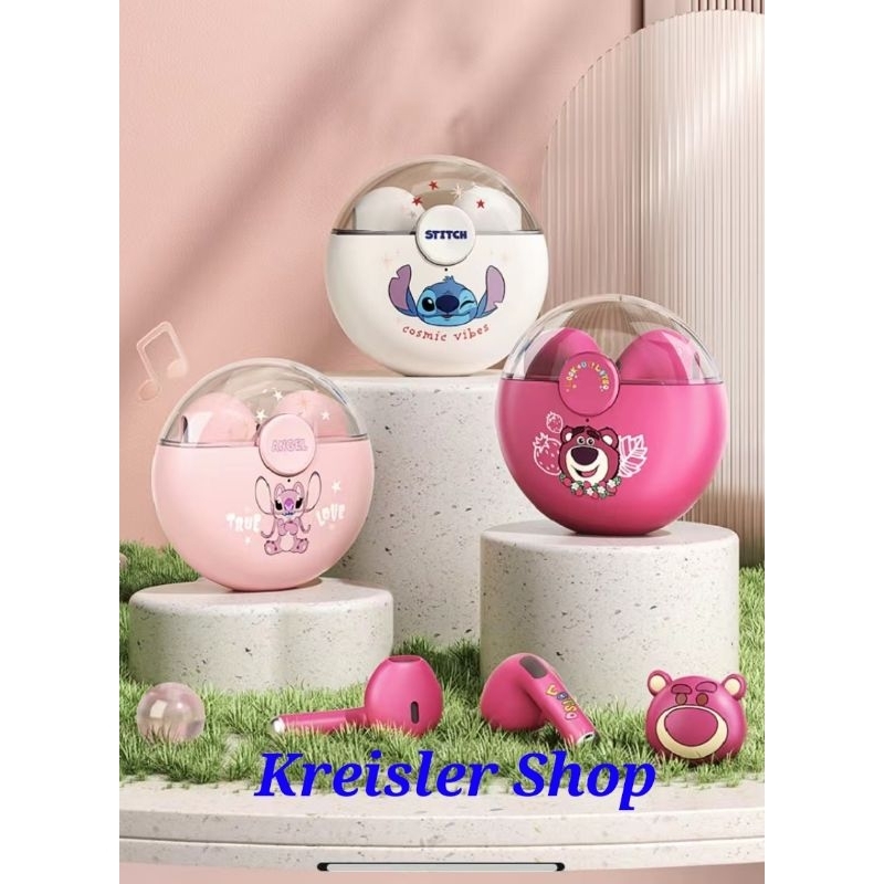 TWS Disney headset bluetooth Disney Earphone disney tanpa kabel