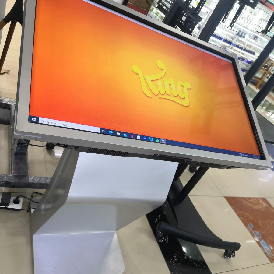 KiosK Touchscreen 50" Informasi Signage Display Interactive WhiteBoard Interaktif TV 50 Inch