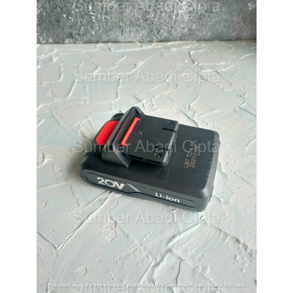 20V Baterai Battery Cordless Li-ion Lithium 20 Volt