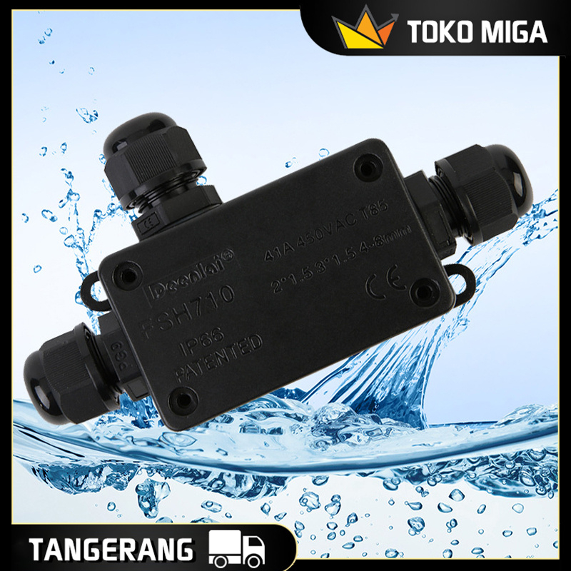 Konektor Kabel Anti Air FSH710 Kotak Konektor Kabel Listrik IP66 Waterproof Junction Box