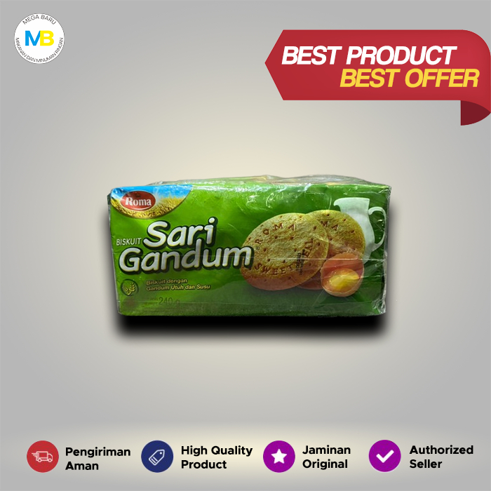 

Roma Biskuit Sari Gandum 240 g