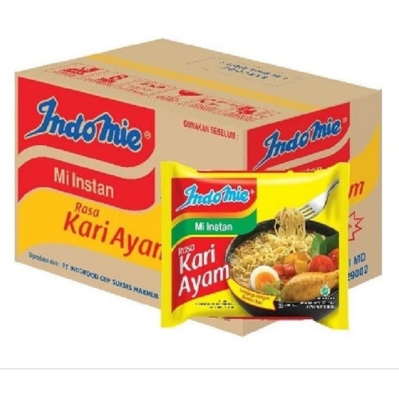 

Mie Instan Indomie Kari Ayam ( 1 dus isi 40 bungkus )