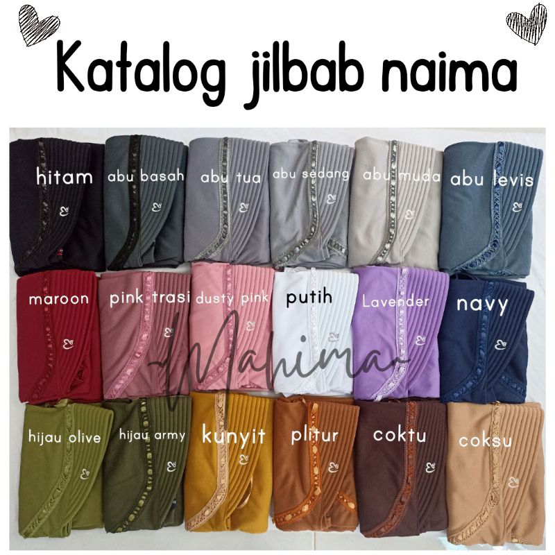 Pet Antem Pita Mahima S dan M /Hijab Naima