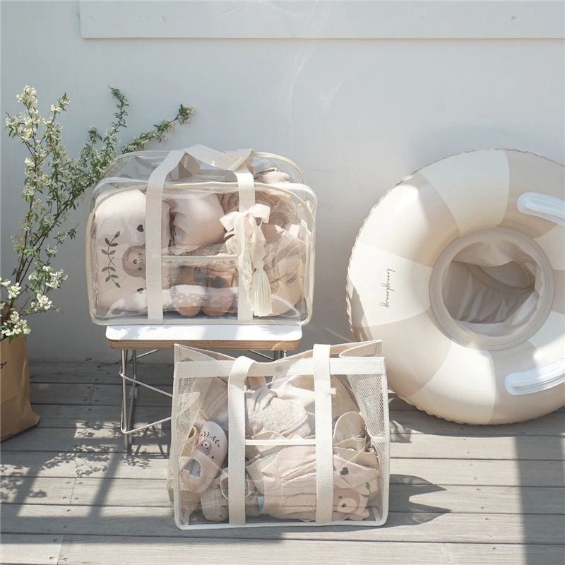 Tas Pantai Tansparan PVC Besar Tas renang Tas olah raga jelly waterproof