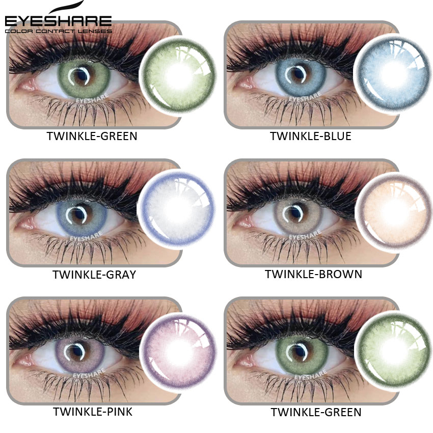 Gy2 pasang lensa kontak warna diameter 14-14.50MM softlenssoftlens matasoftlens mata