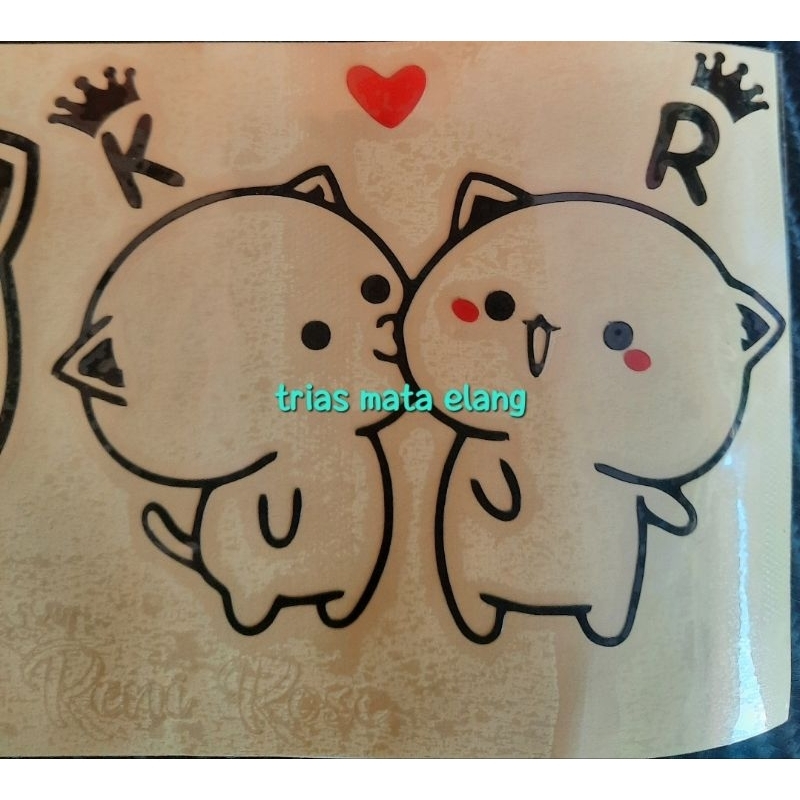 stiker cutting imut lucu