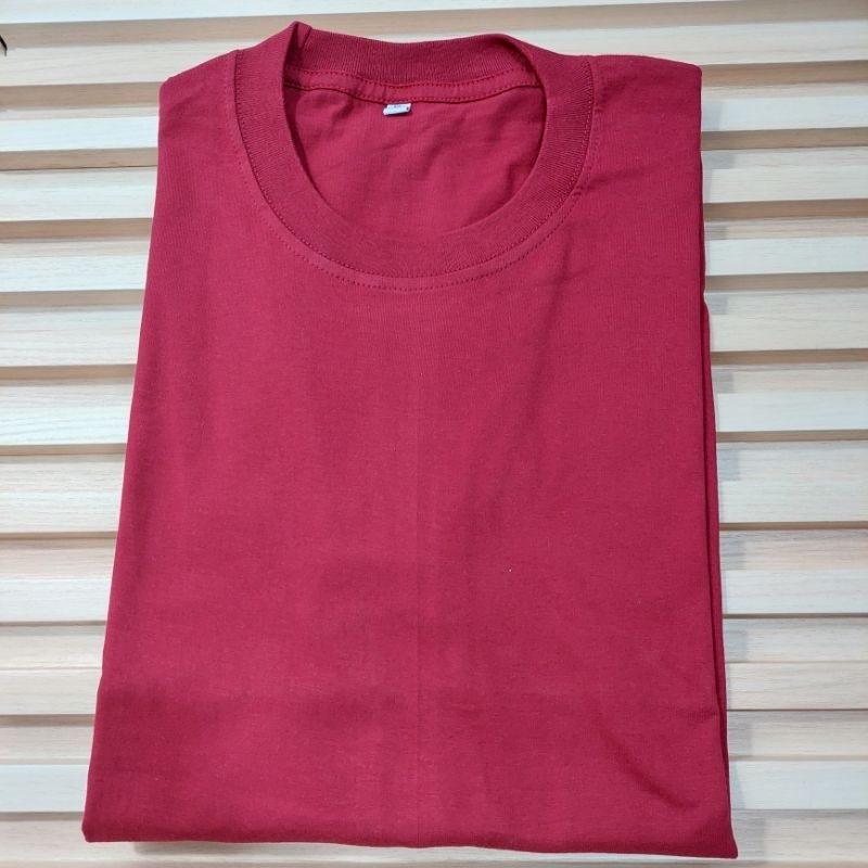 Oriyuswa Kaos Polos Merah Bata 24s