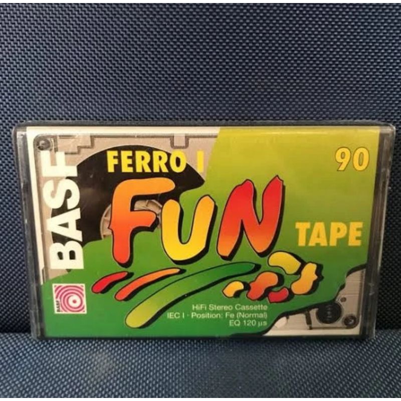 BASF KASET AUDIO BLANK FUN TAPE C 90