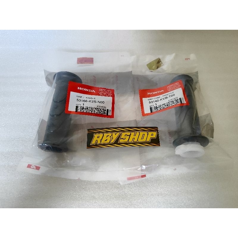 Hand Grip Stang Motor Honda Beat Fi Spacy Fi Vario 125 Fi Kanan Kiri Original Honda