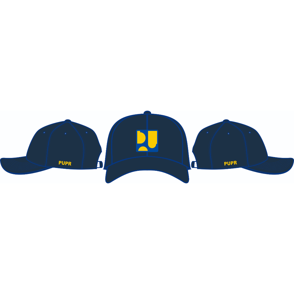 Topi PUPR biru dongker