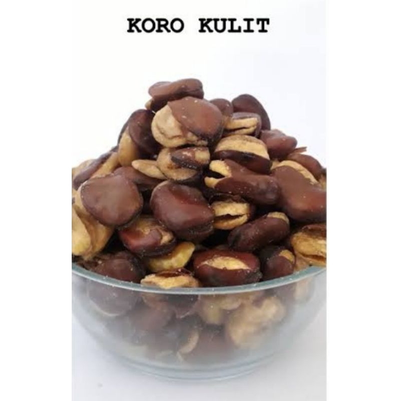 

kacang koro kulit gurih renyah