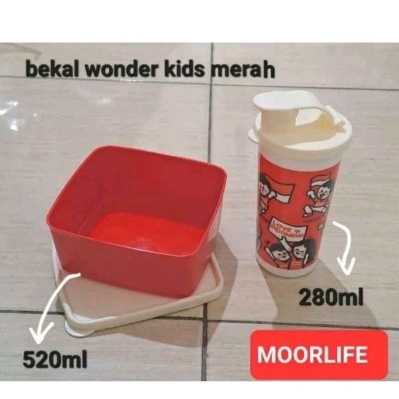 ORIGINAL SET MAKAN ANAK MOORLIFE/WADAH MAKAN ANAK/SET SNACK BOX/PROMO BISA COD