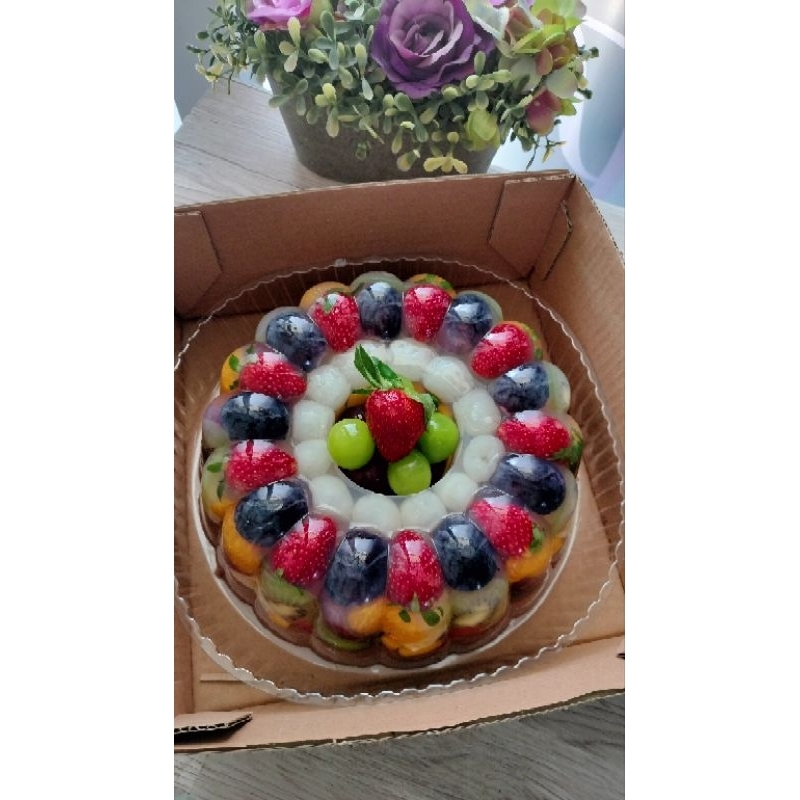 

pudding full fruits