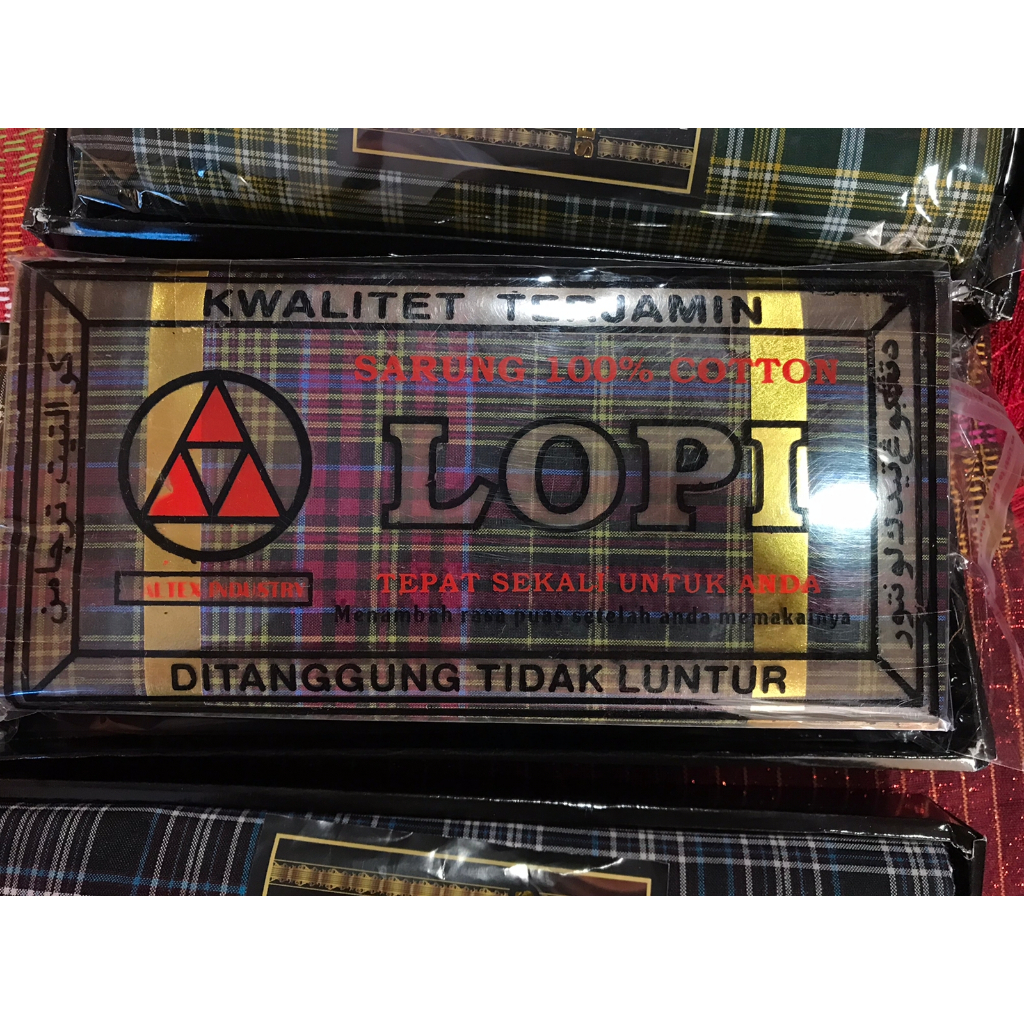 sarung lopi - mandar hela lopi benang 4000