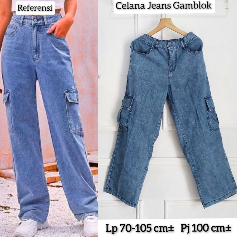 Celana Jeans Cargo Pant Jeans Premium Jevanni