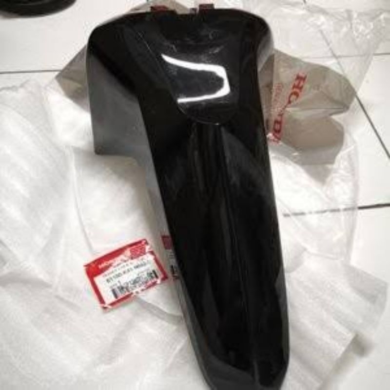 slebor depan hitam supra x 125 fi / 61100-K41-N00ZC