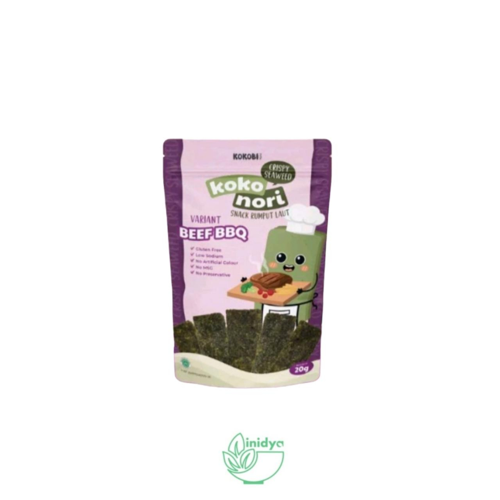 KOKOBI - Koko Nori Crispy Seaweed 20gr Snack Rumput Laut Anak Non MSG