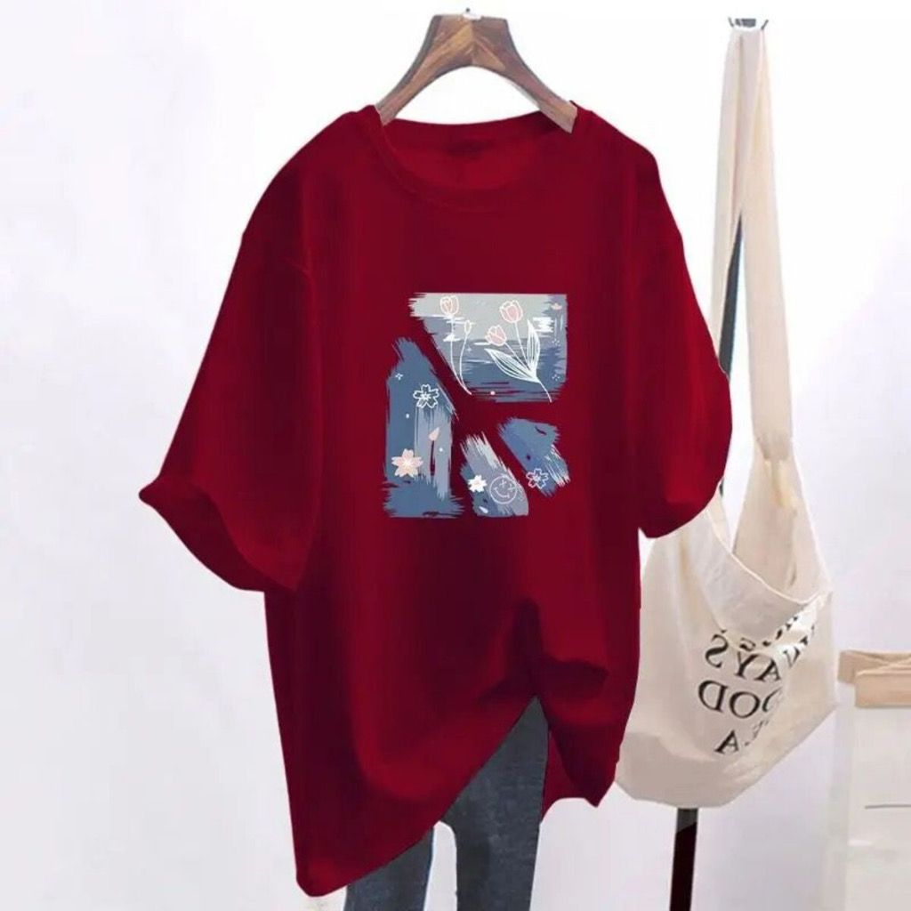 Kaos Oversize Wanita/ Kaos Distro/ Kaos Oversize Korea/ bisa COD/ Baju Couple/ Kaos Wanita Oversize/