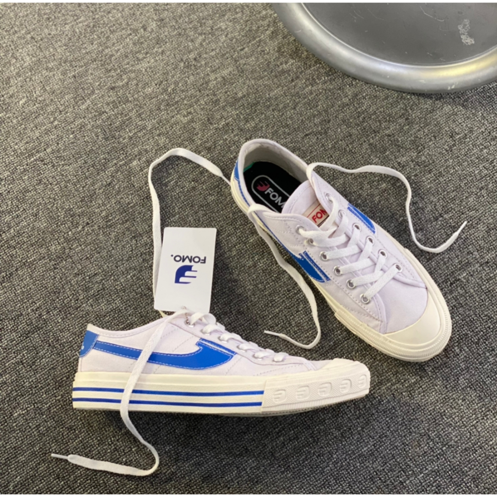 FOMO - SEPATU KERJA PRIA FOMO ASTRO LOW BLACK WHITE KEREN SEPATU COWOK CEWEK SPATU REMAJA SNEAKERS C