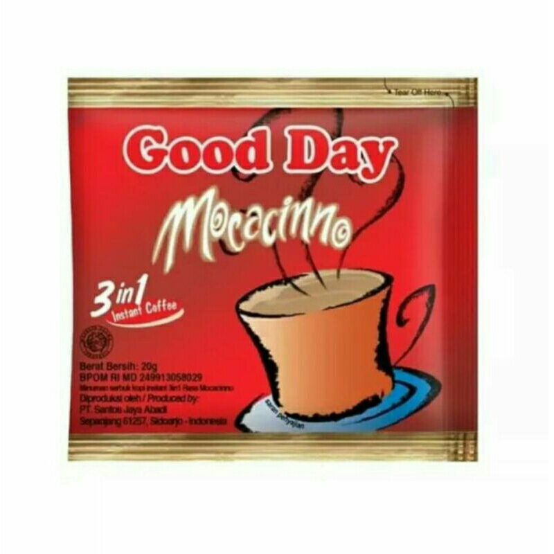 

Kopi GoodDay Mocacinno Sachet Satuan