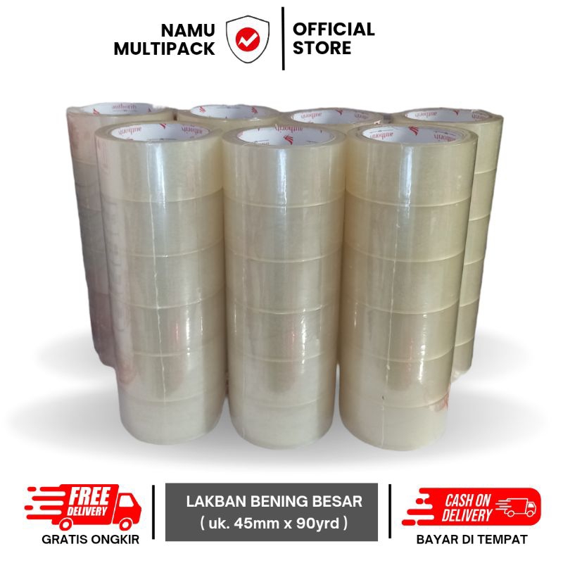 

LAKBAN BENING 2 INCH 45MM X 90Y / SLOP / HIGH QUALITY / HARGA GROSIR