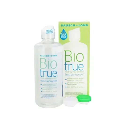 BIO TRUE LENS SOLUTION 300ML - CAIRAN UNTUK CUCI DAN RENDAM SOFTLENS