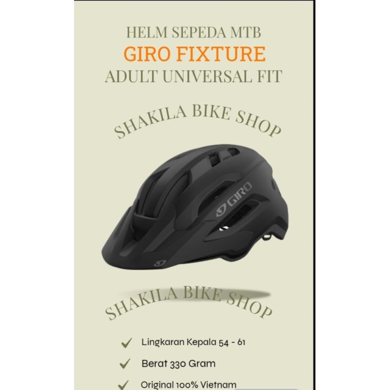 Helm sepeda GIRO FIXTURE original