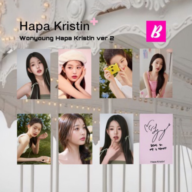 WONYOUNG FOR HAPA KRISTIN VER 2 PHOTOCARD UNOFFICIAL
