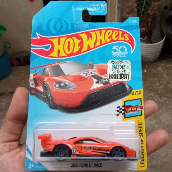 HOT WHEELS FACTORY SEALED 2016 FORD GT RACER ORANGE
