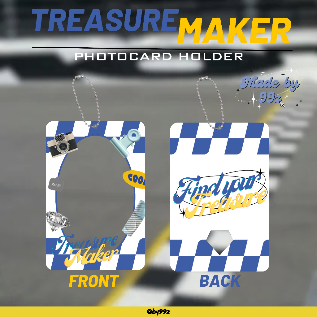 Photocard Holder Treasure B / Acrylic Photocard Holder / Cahol Acrylic