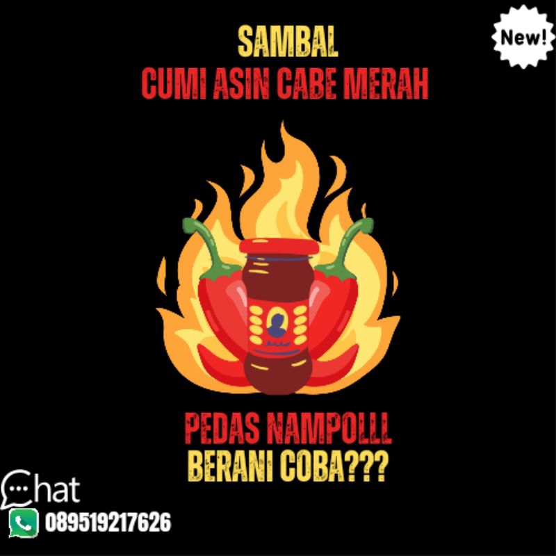 

SAMBEL CUMI ASIN CABE MERAH