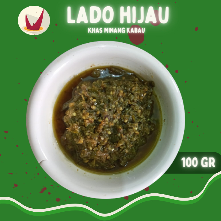 

sambal hijau goreng 100 gr khas minang