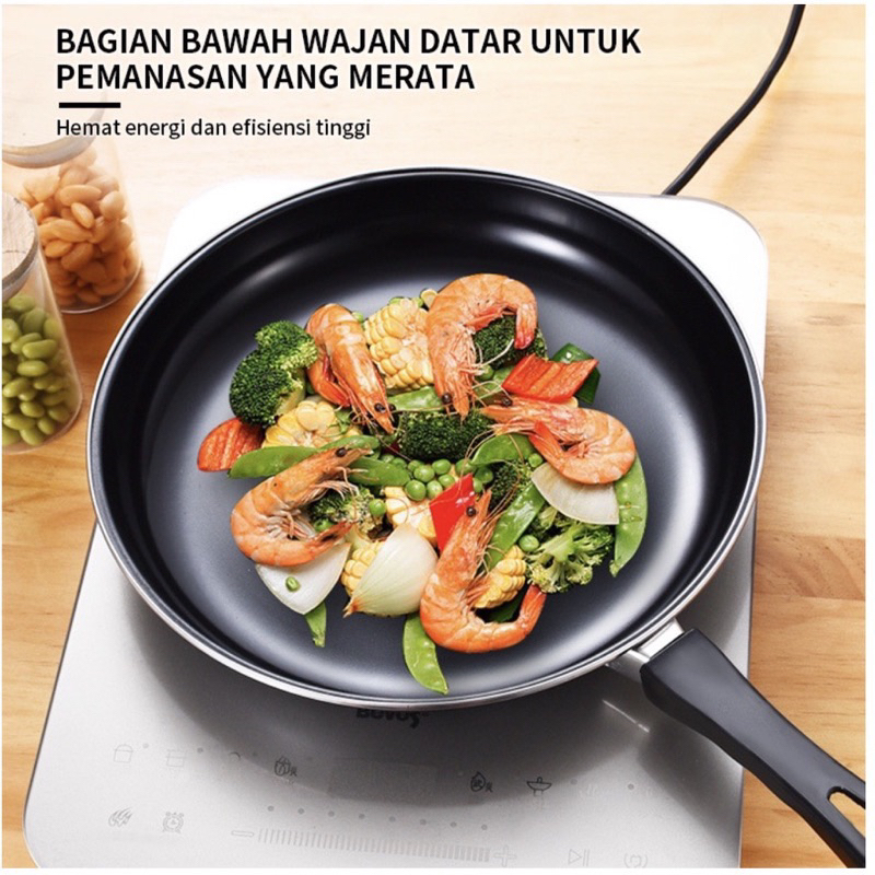 Frypan Hitam Set 2in1 (18cm dan 25cm) harga untuk 2pcs-4